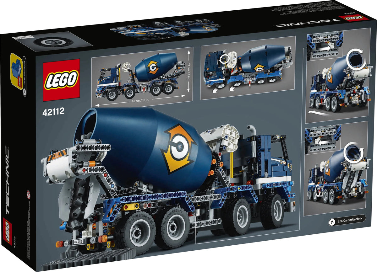 Concrete Mixer Truck Building Set Q9006