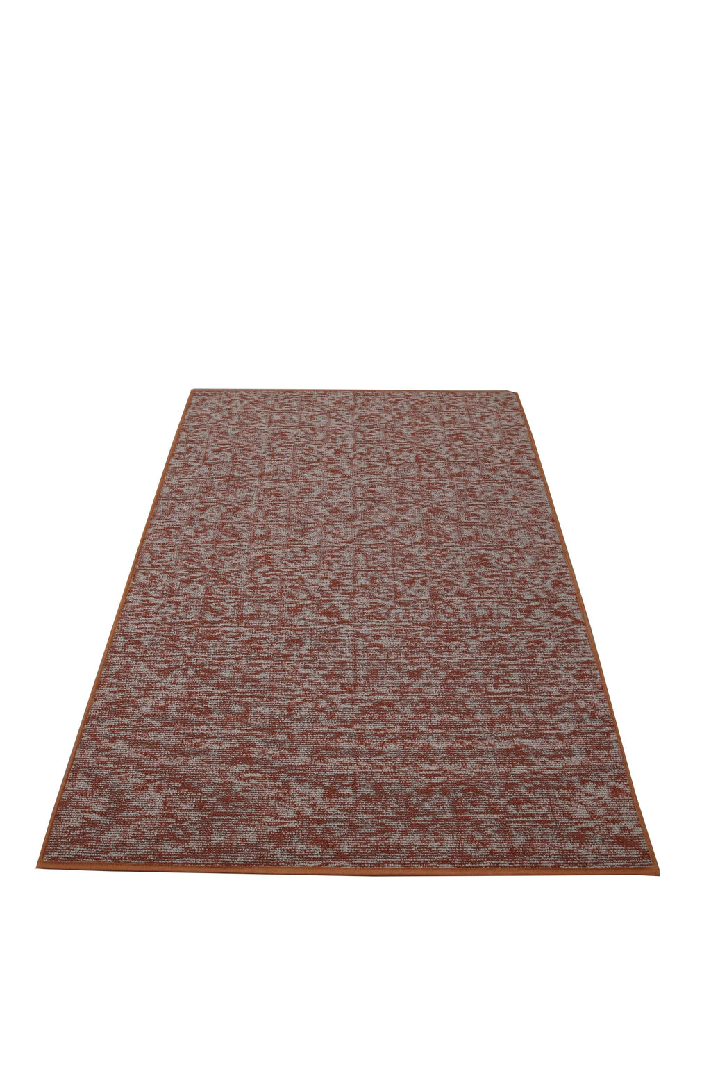 Rust Distressed 5 ft. x 10 ft. Floor Rug B592