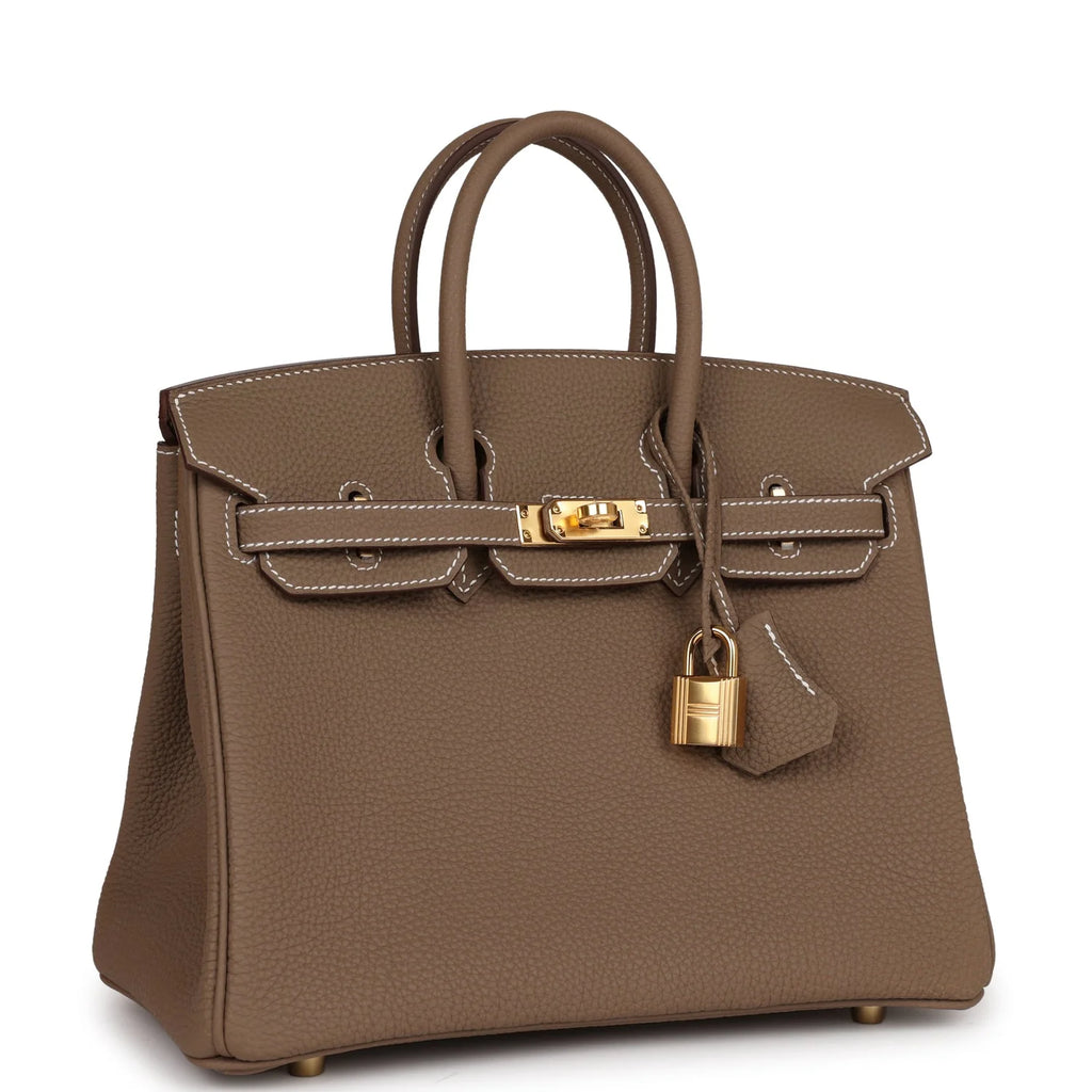 Birkin 25 Etoupe Togo Gold Hardware S7664