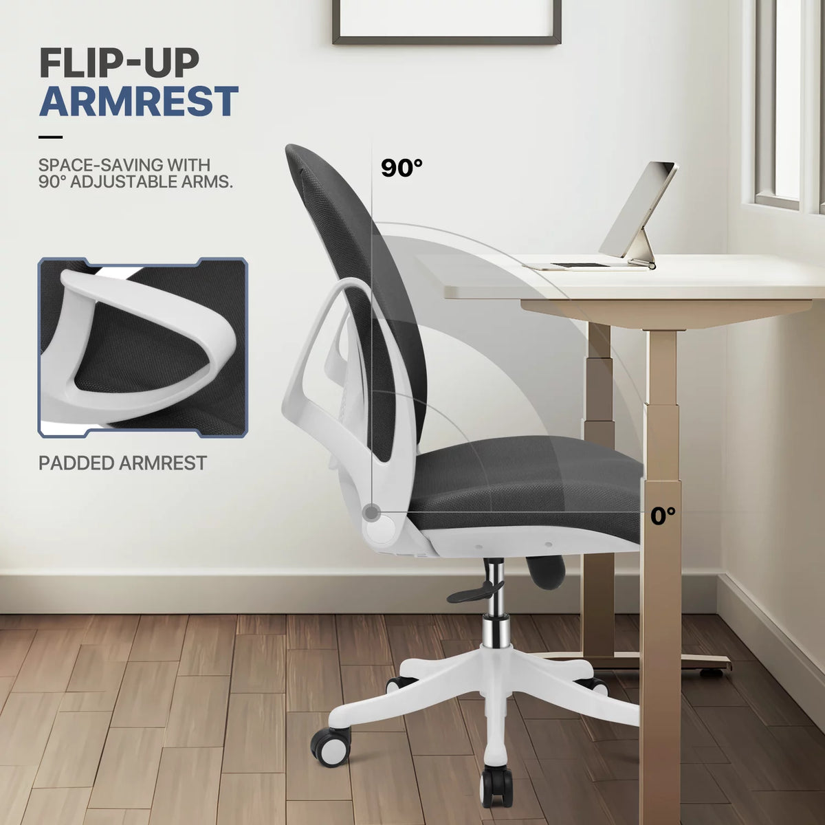 Black Adjustable Ergonomic Mesh Office Chair E970