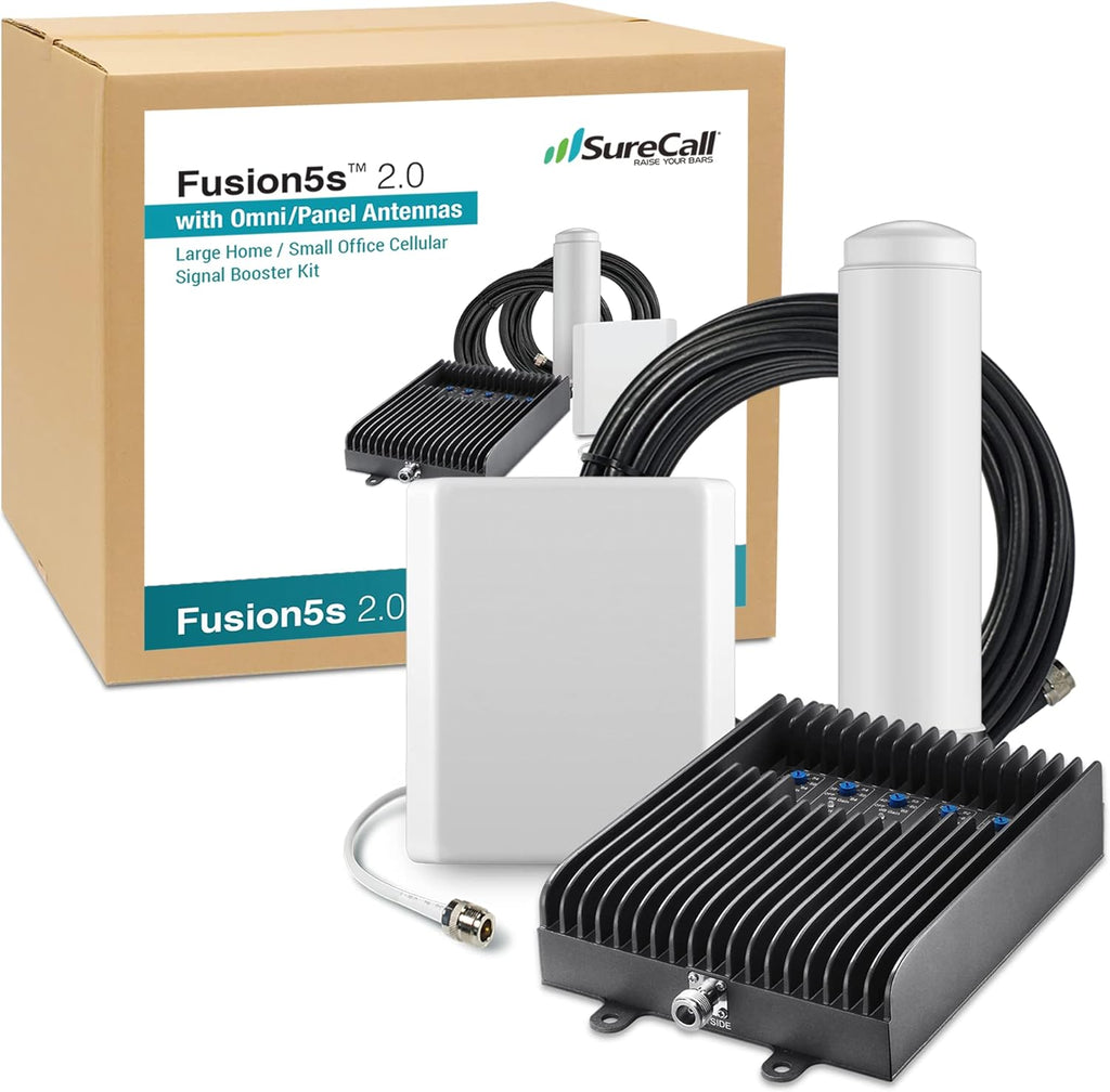 Cell Phone Signal Booster with Yagi Dome Antennas, 5G/4G LTE J483283