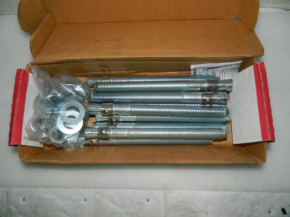 Carbon Steel Wedge Anchor 3/4-Inch by 7-Inch (10 per Box) V65810