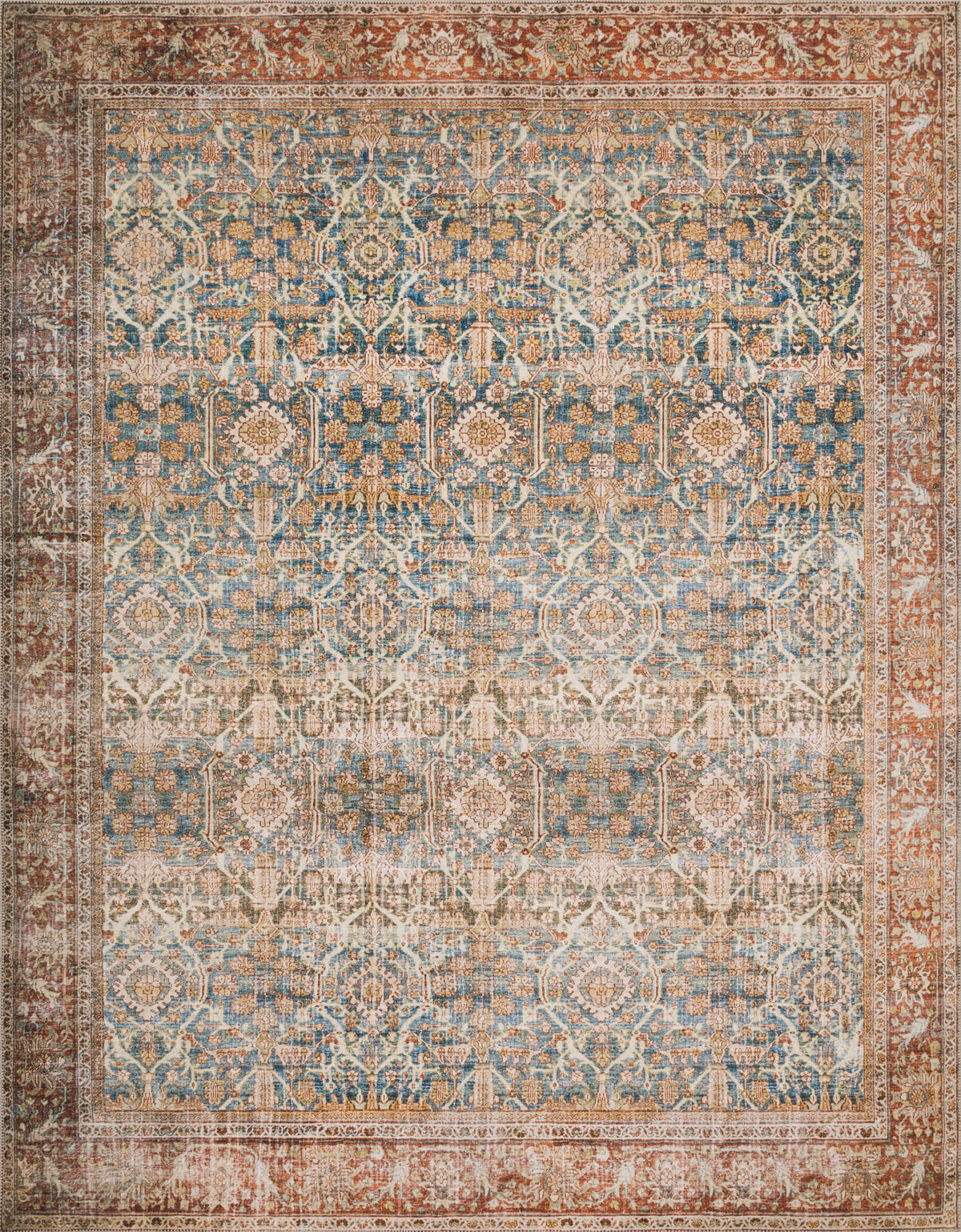 Ocean Rust 5' x 7'6 Rug F505