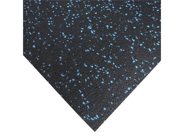 3/8 in. x 4 ft. x 5 ft. Blue Dot Rubber Flooring W83367