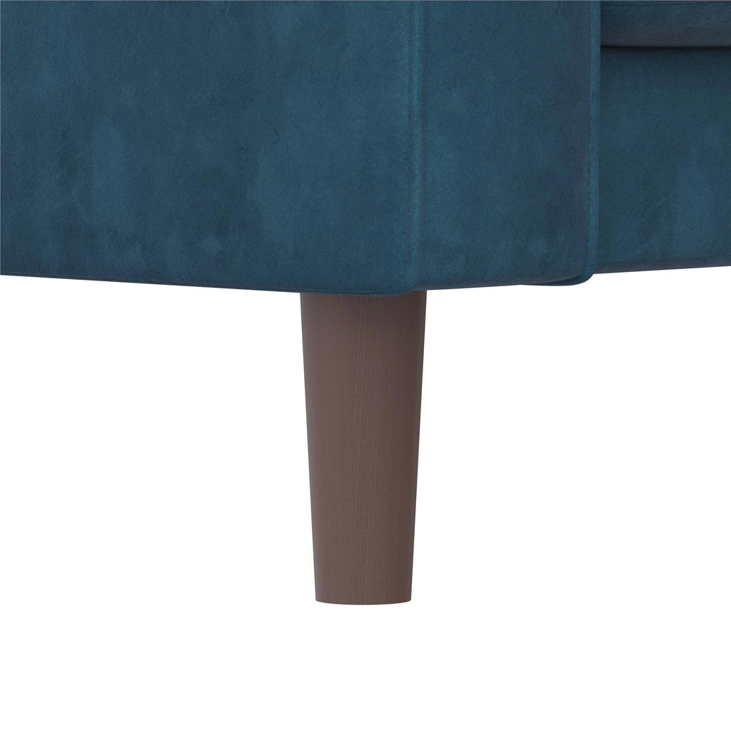 Blue Velvet 2 Seater Sofa L842