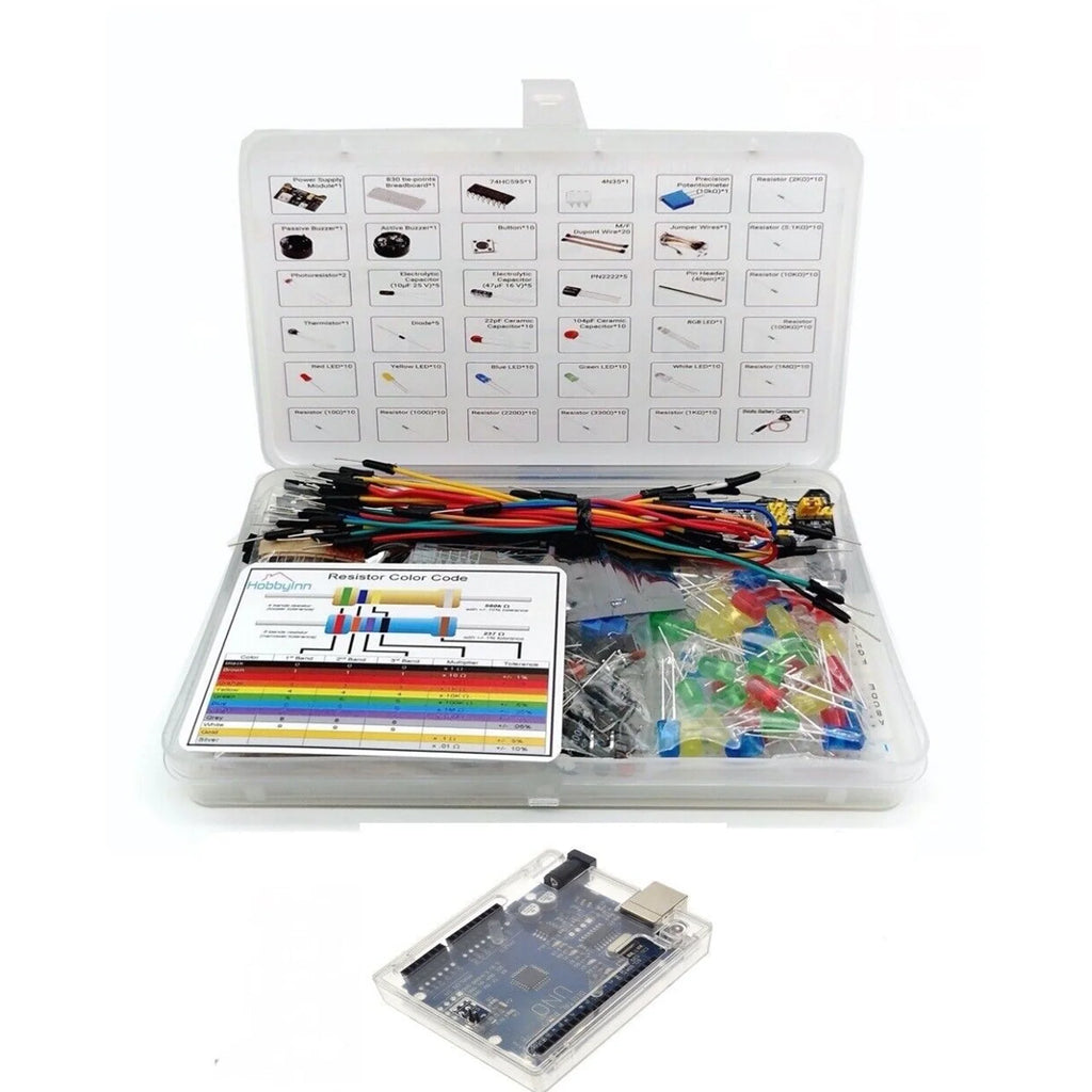 Electronic Components Kit with Potentiometer Resistor E48798