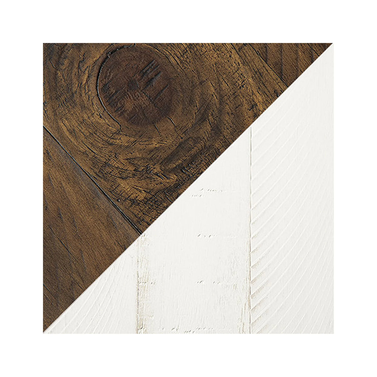 White/Brown Counter Height Dining Table V653