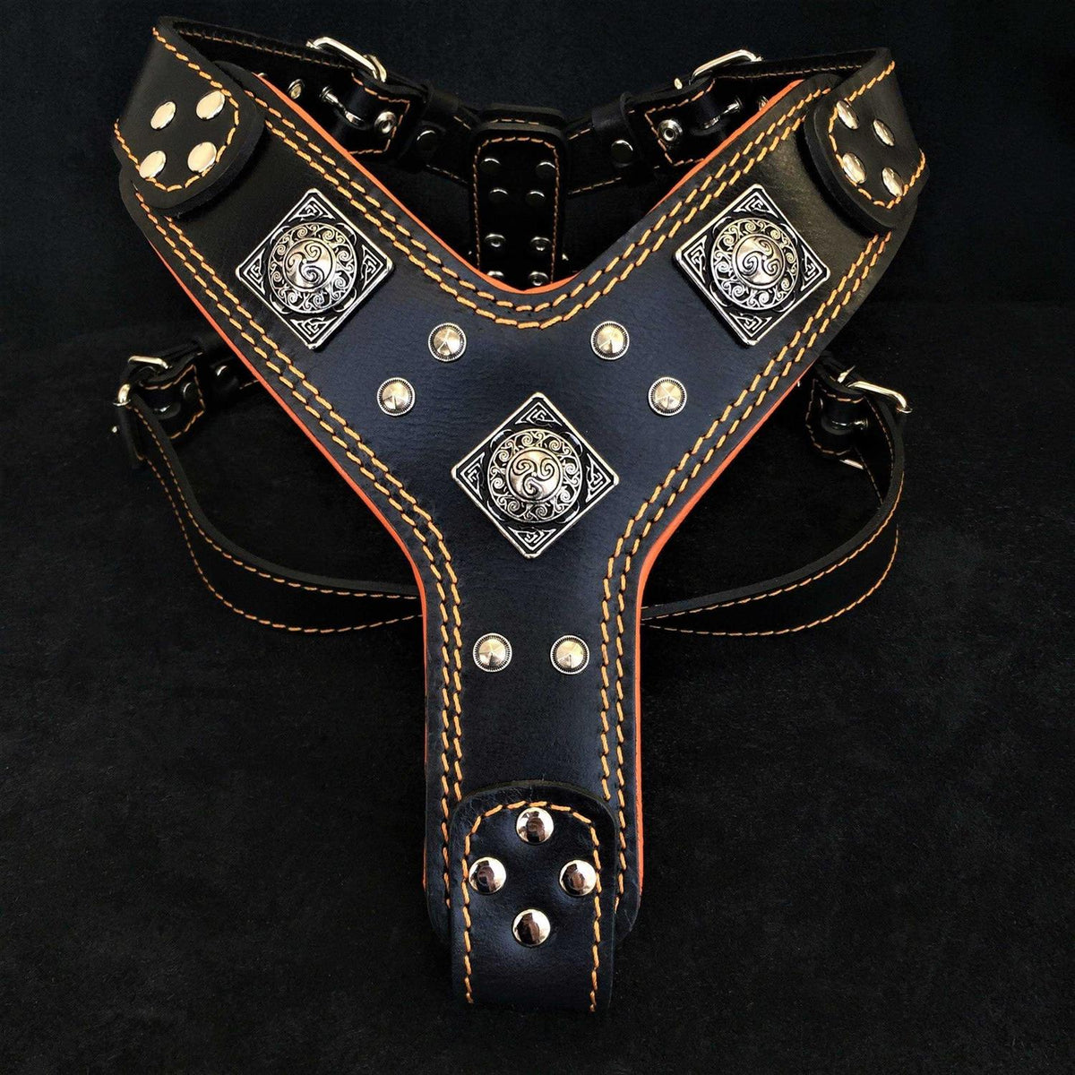 Dog Leather Harness E810