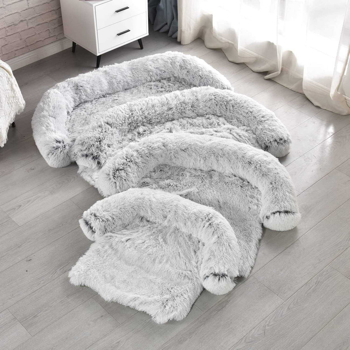 Waterproof Plush Dog Bed Y42885