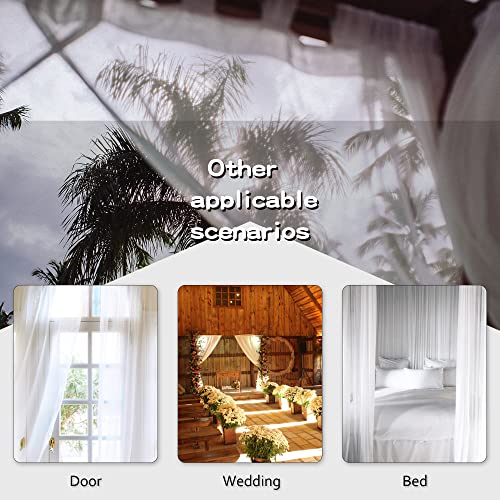Dusty Blue Tab Top Semi Sheer Curtains, 52 x 72 inches, 2 Panels T8459