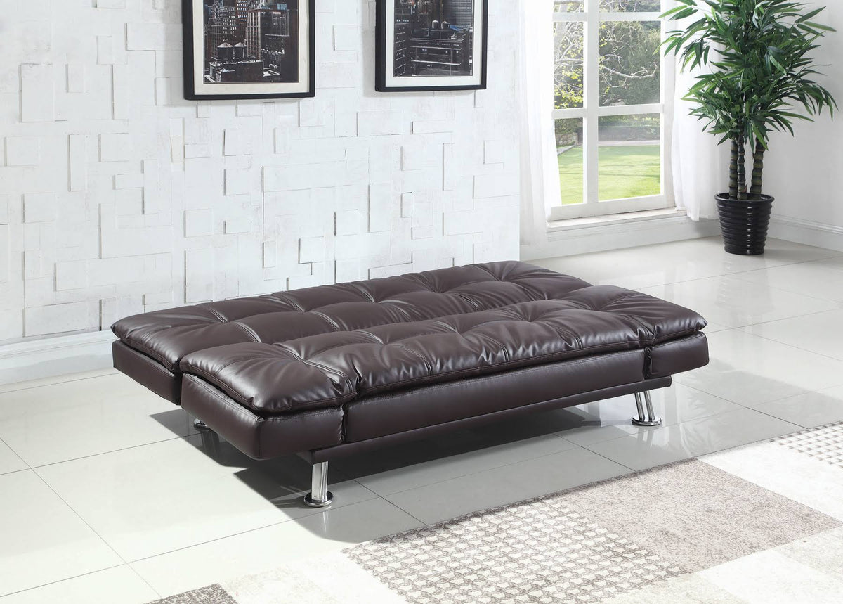 Brown Sofa Bed S9505