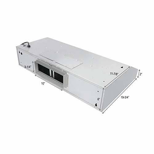 Rectangle Vent 6x22 High Stainless Steel Under Cabinet 4 Speeds 900CFM Range Hood with LED Lights E569