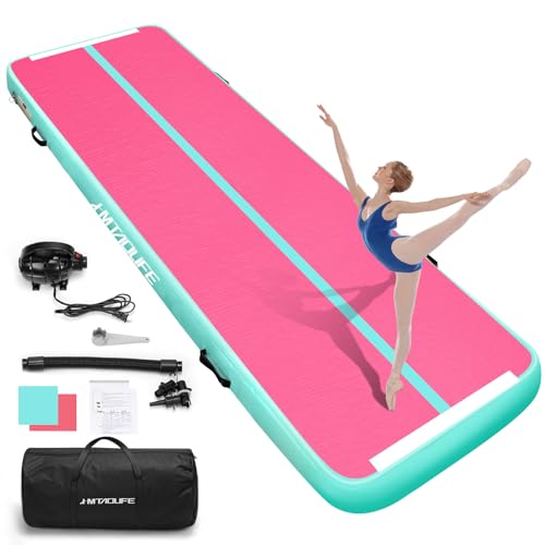 6.6ft Inflatable Air Gymnastics Mat Tumble Track with Air Pump G4985