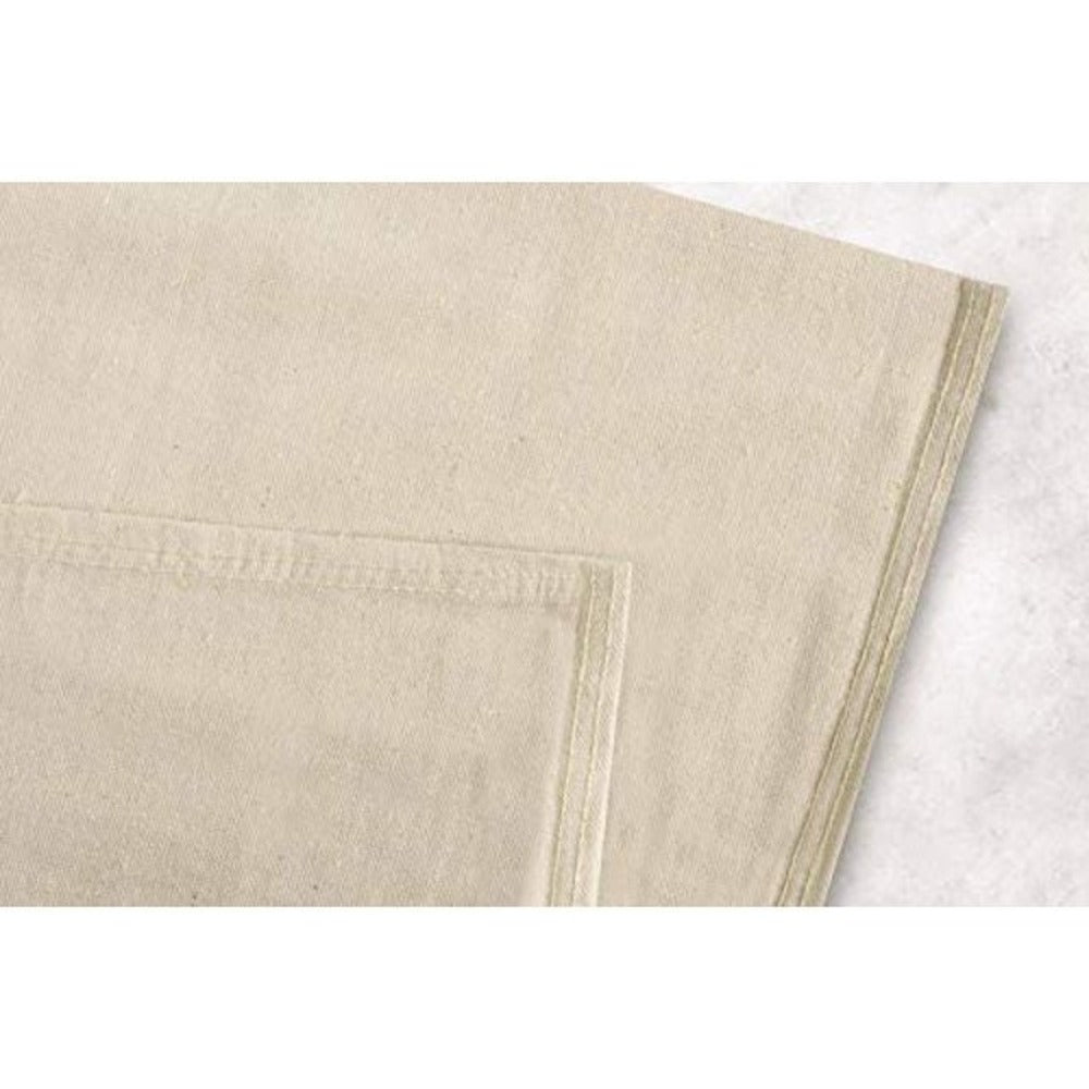 Cotton Canvas Paint Drop Cloth, 4 x 15 feet, Pack of 2, Double Stitched Edges O434