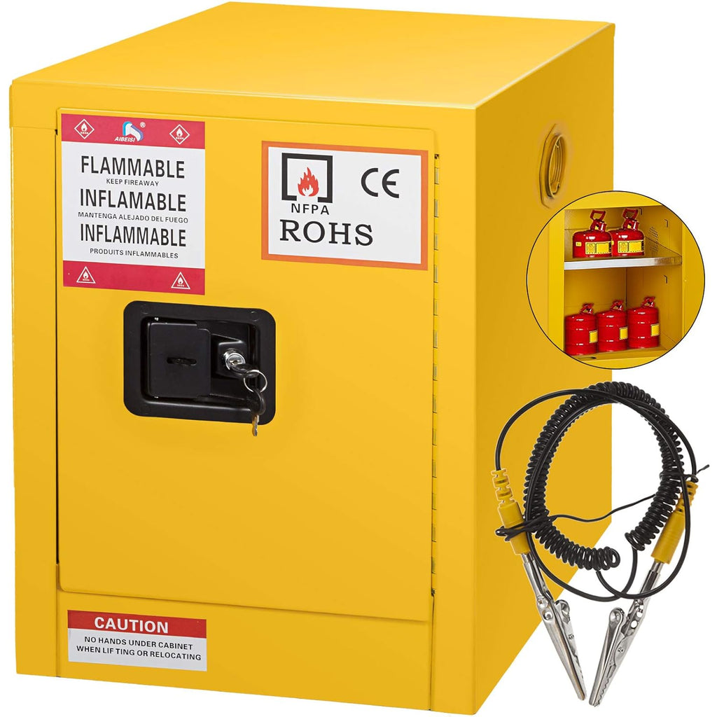 17 x 17 x 22 Galvanized Steel Flammable Storage Cabinet X718258