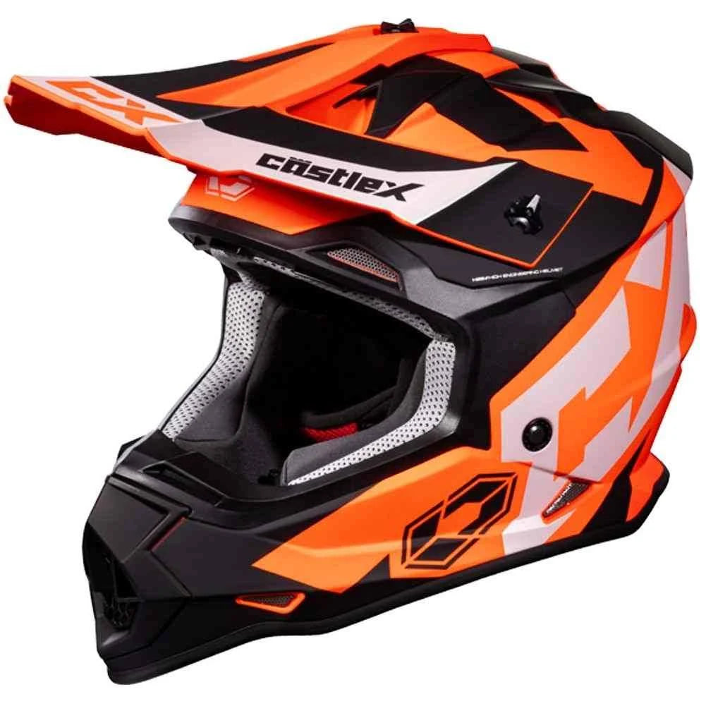 Matte Orange Snowmobile Helmet 3XL M3036