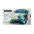 2 Pack Teal Cast Iron Dutch Ovens O663