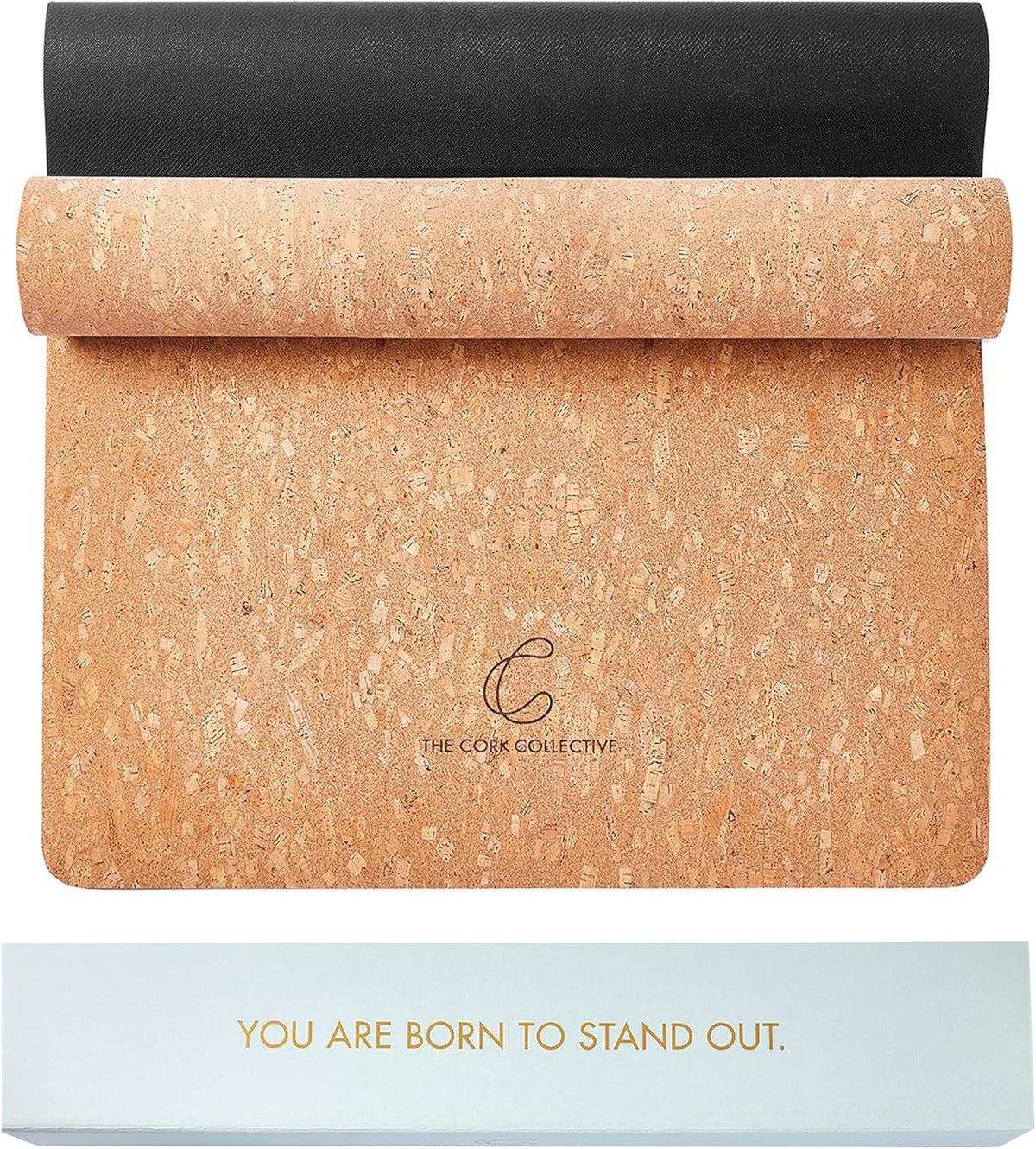 4MM 72” x 26” Cork Yoga Mat Y8425