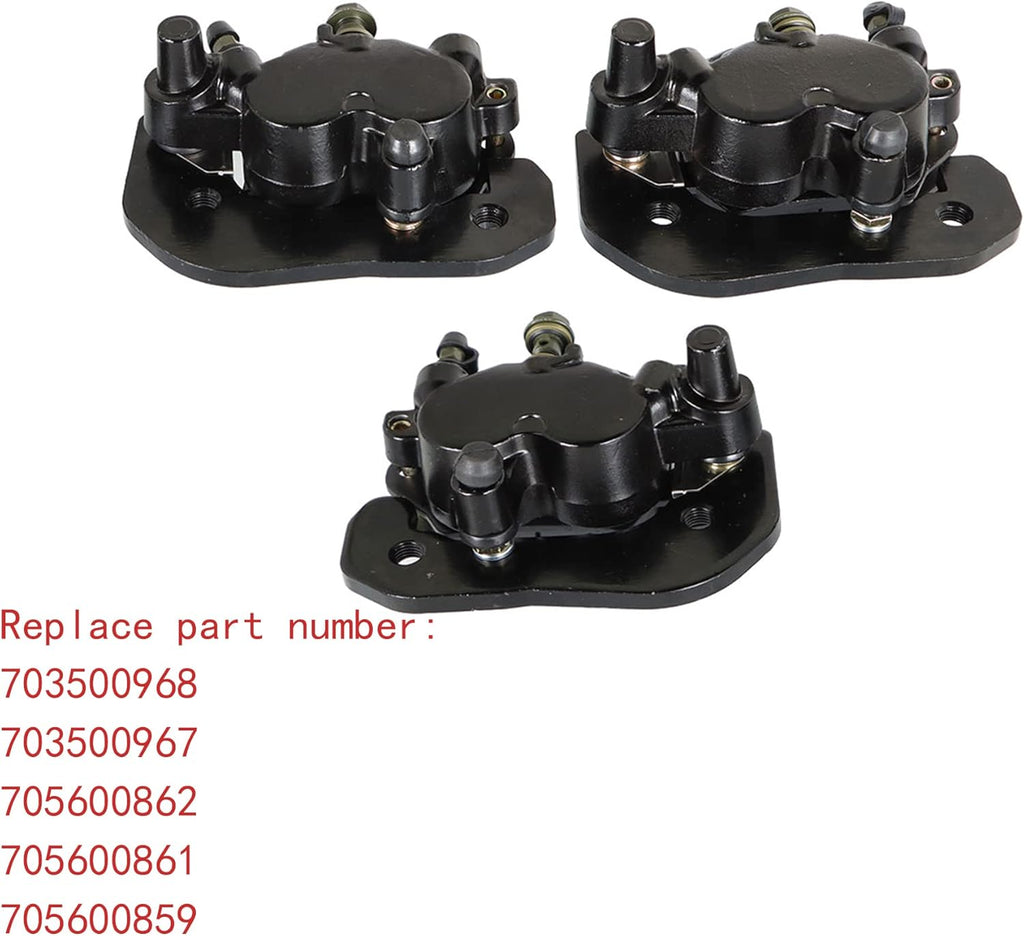 Front + Rear Brake Calipers with Pads Pack of 2 H985292