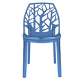 Transparent Blue Dining Chair T2057
