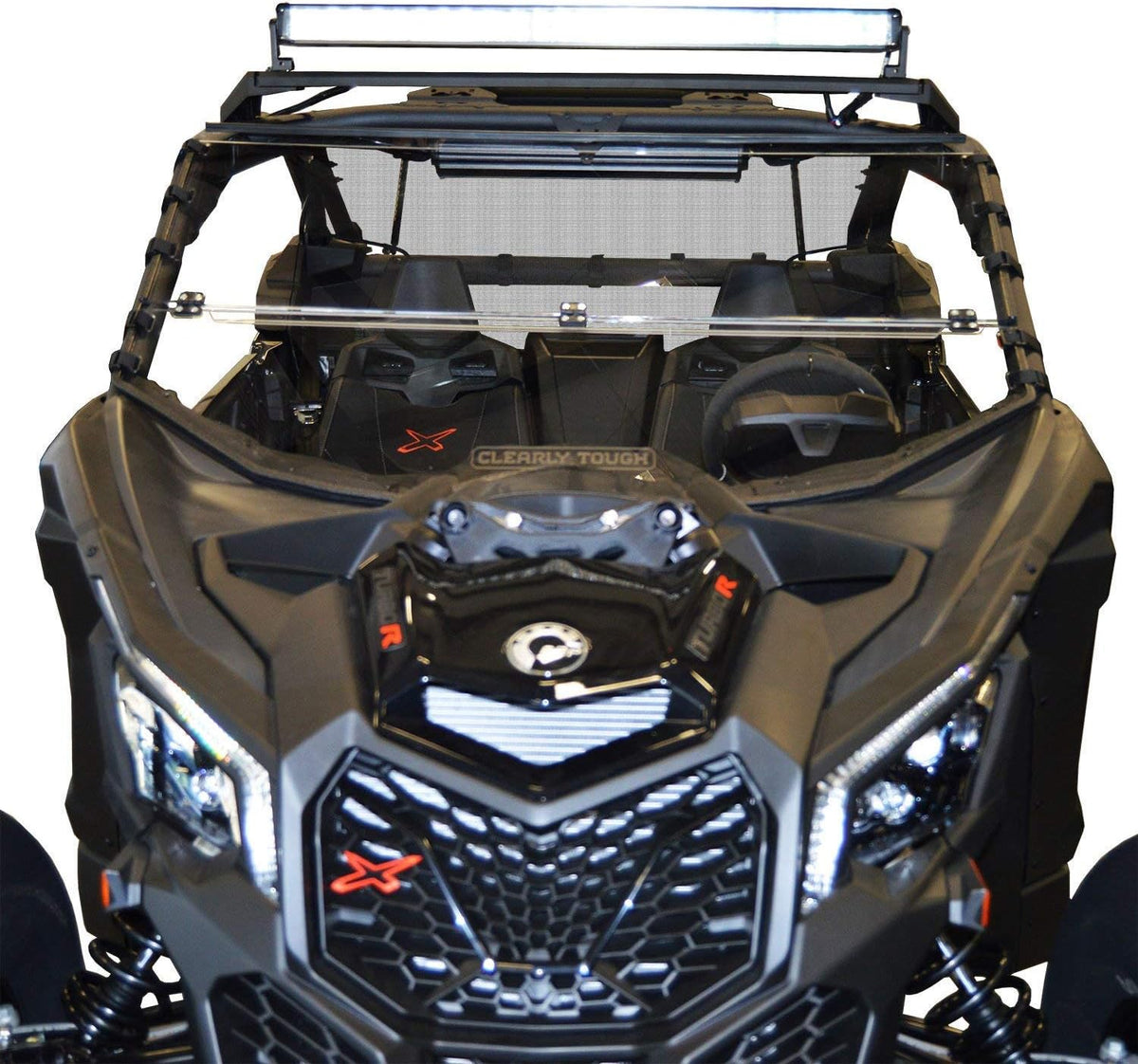 Full Folding Scratch Resistant SxS UTV Windshield F3150
