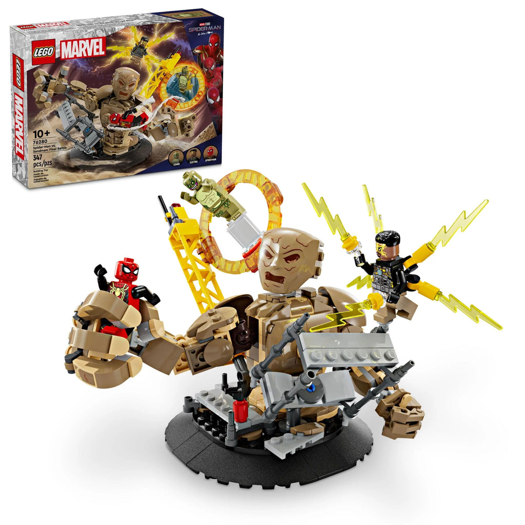 Spider-Man vs. Sandman Building Toy Set with Figure Z11509