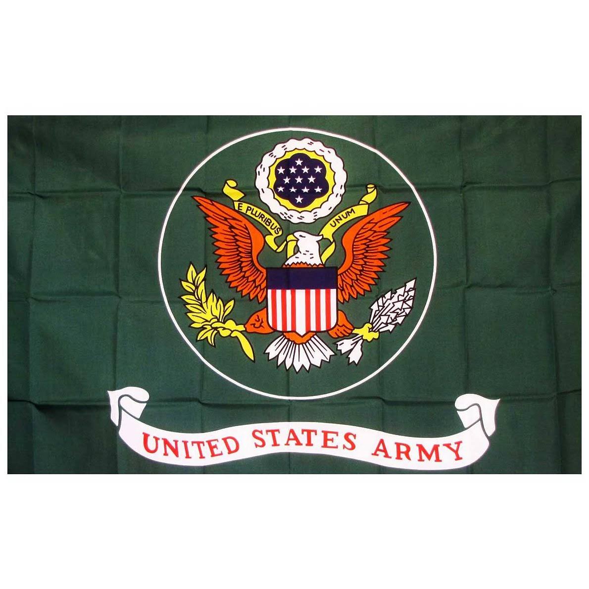 Army Green Traditional Flag E592