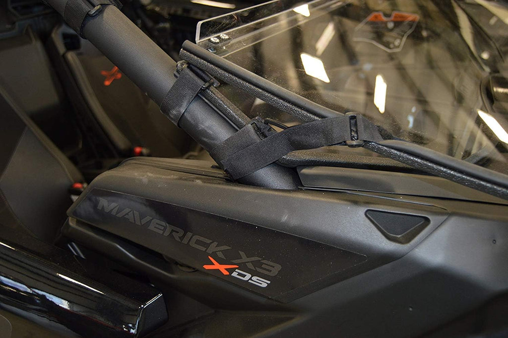 Full Folding Scratch Resistant SxS UTV Windshield F3150