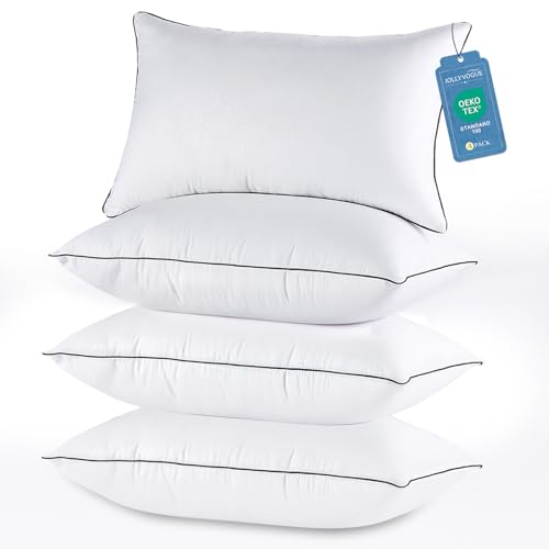 King Size Set of 4 Soft Bed Pillows Down Alternative B391169