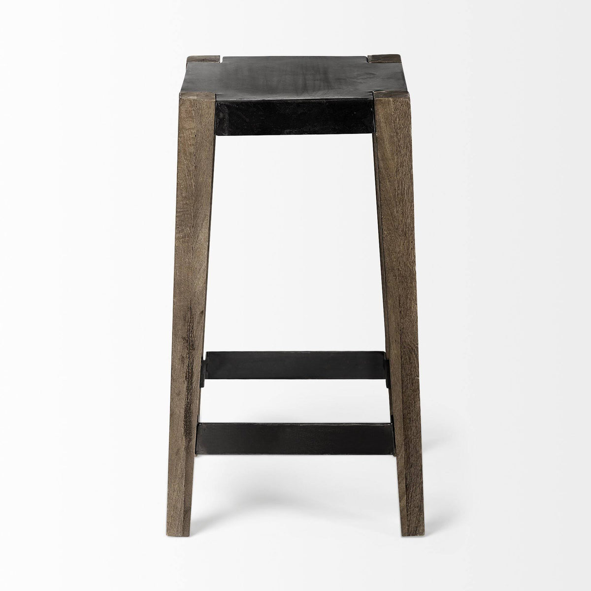 Brown Wood Stool U9909