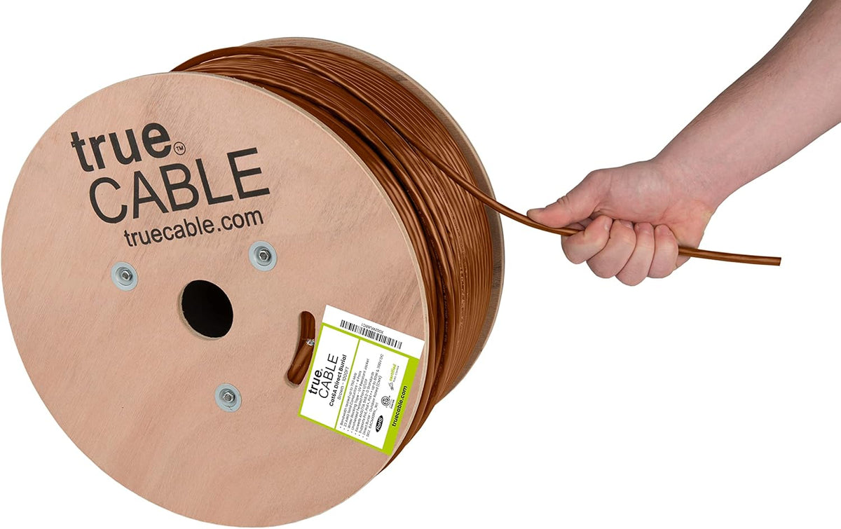 1000ft Black 23AWG Solid Bare Copper Bulk Ethernet Cable E353