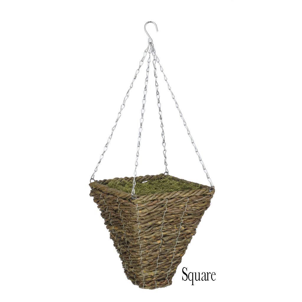 Artificial Hibiscus Hanging Basket Sunset Orange X798077