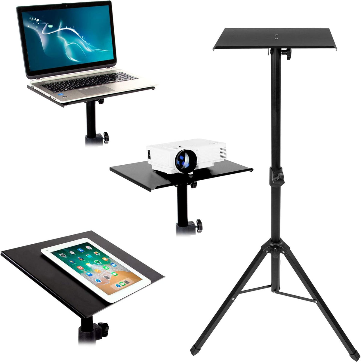 Projector Tripod Stand with Carrying Case, Pack of 2 T32071