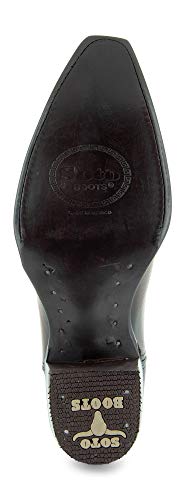 Tan Genuine Leather Snip Toe Cowboy Boots J245115