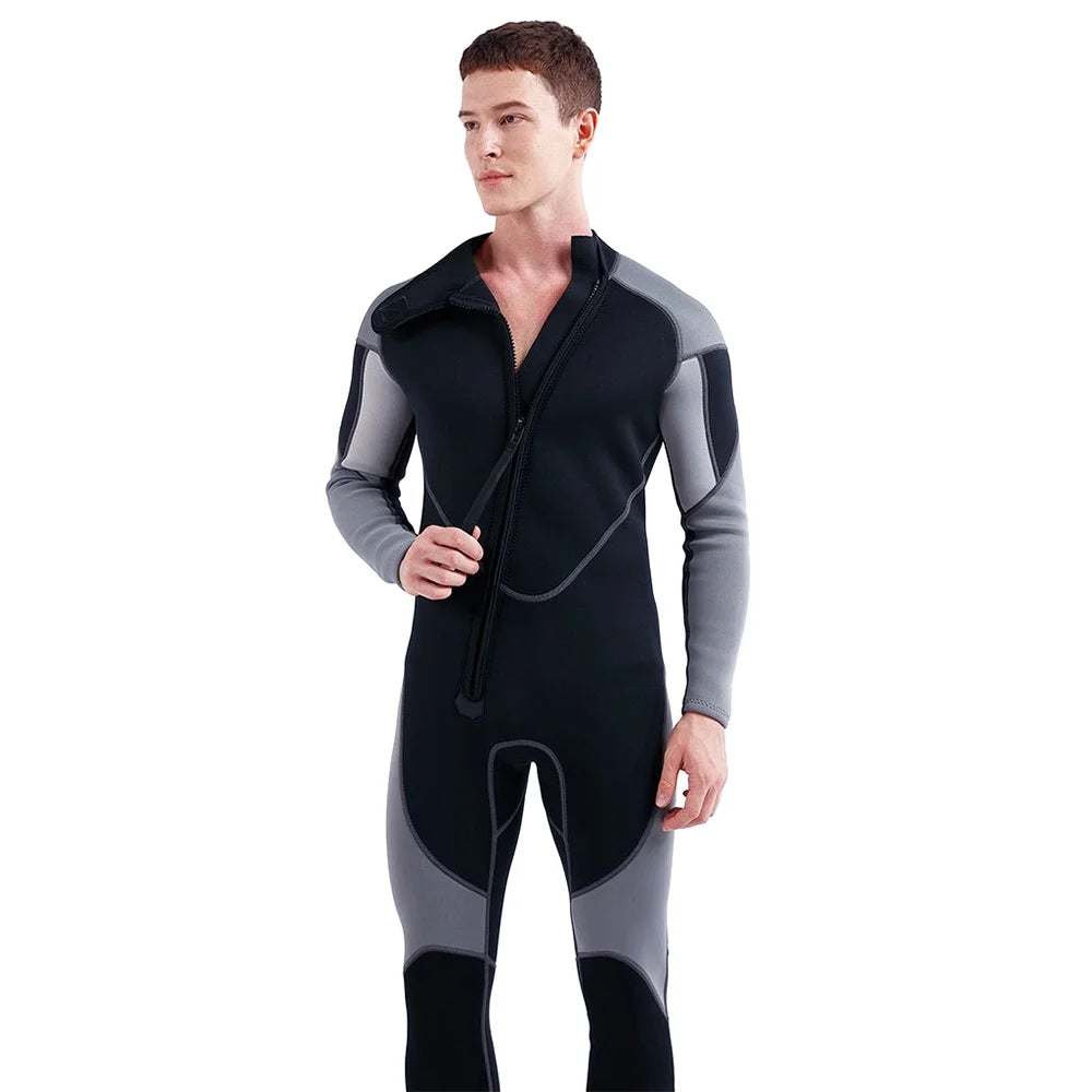 3mm Neoprene Front Zip Full Body Diving Wetsuit C295