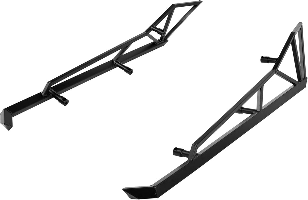 Black Square Steel Tubing Rock Sliders P39208