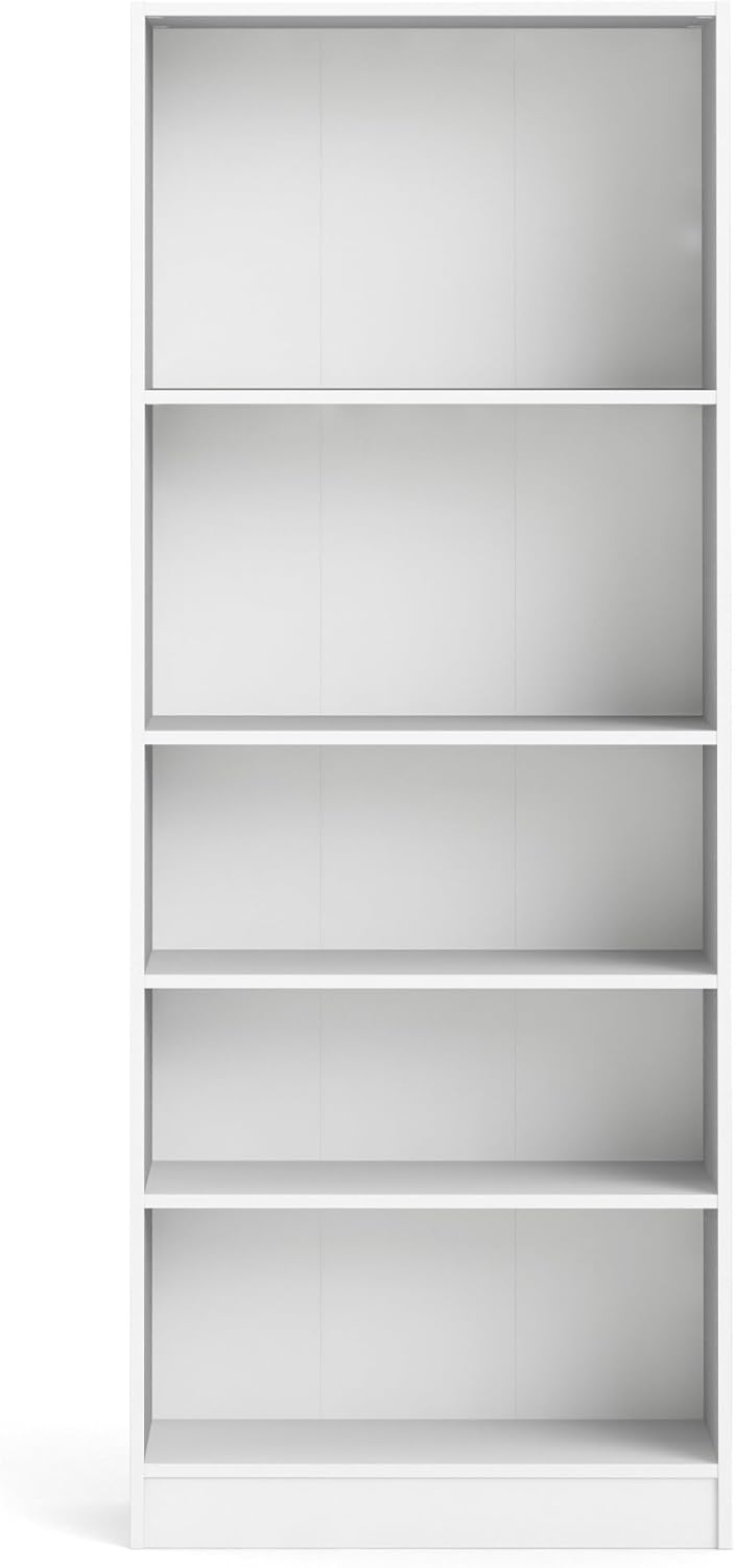 White 5 Shelf Bookcase N274477