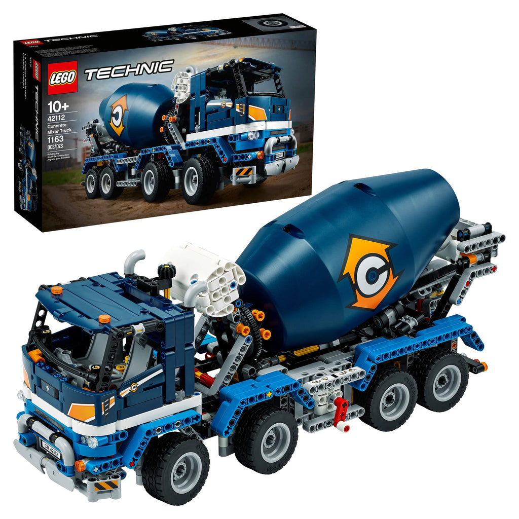 Concrete Mixer Truck Building Set Q9006
