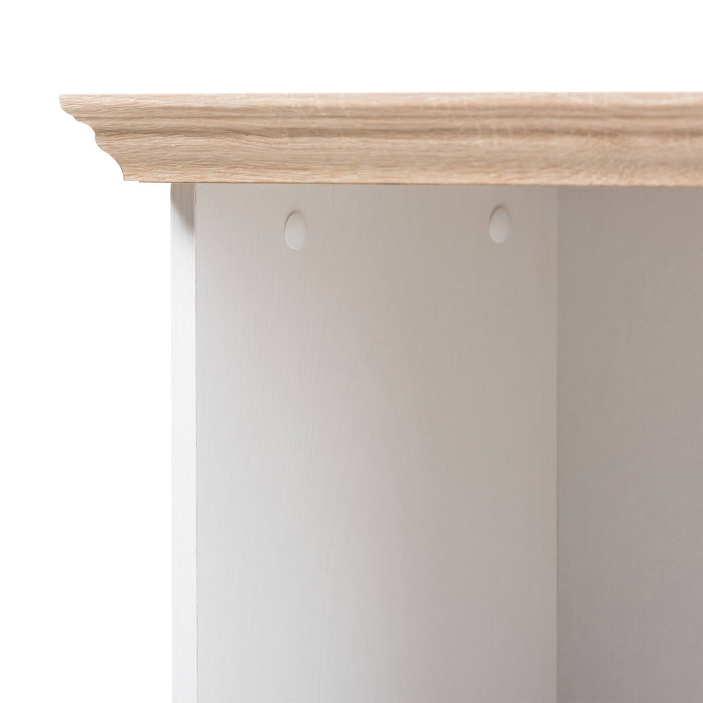 Oak White Two Tone Bookcase N1548