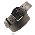Black Nickel Basket Weave Belt O635