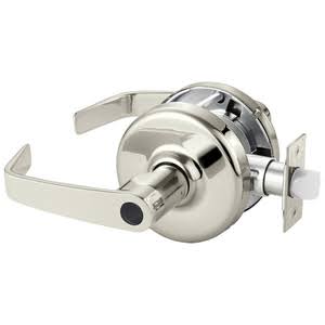 Cylindrical Lock Bright Nickel Plated Clear Coated N7656