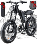 1500W Electric Bike with Full Suspension, 20" Fat Tire, 31.2AH Battery Z3162