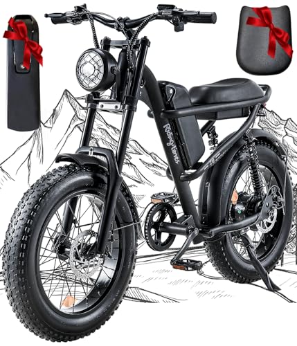 1500W Electric Bike with Full Suspension, 20" Fat Tire, 31.2AH Battery Z3162