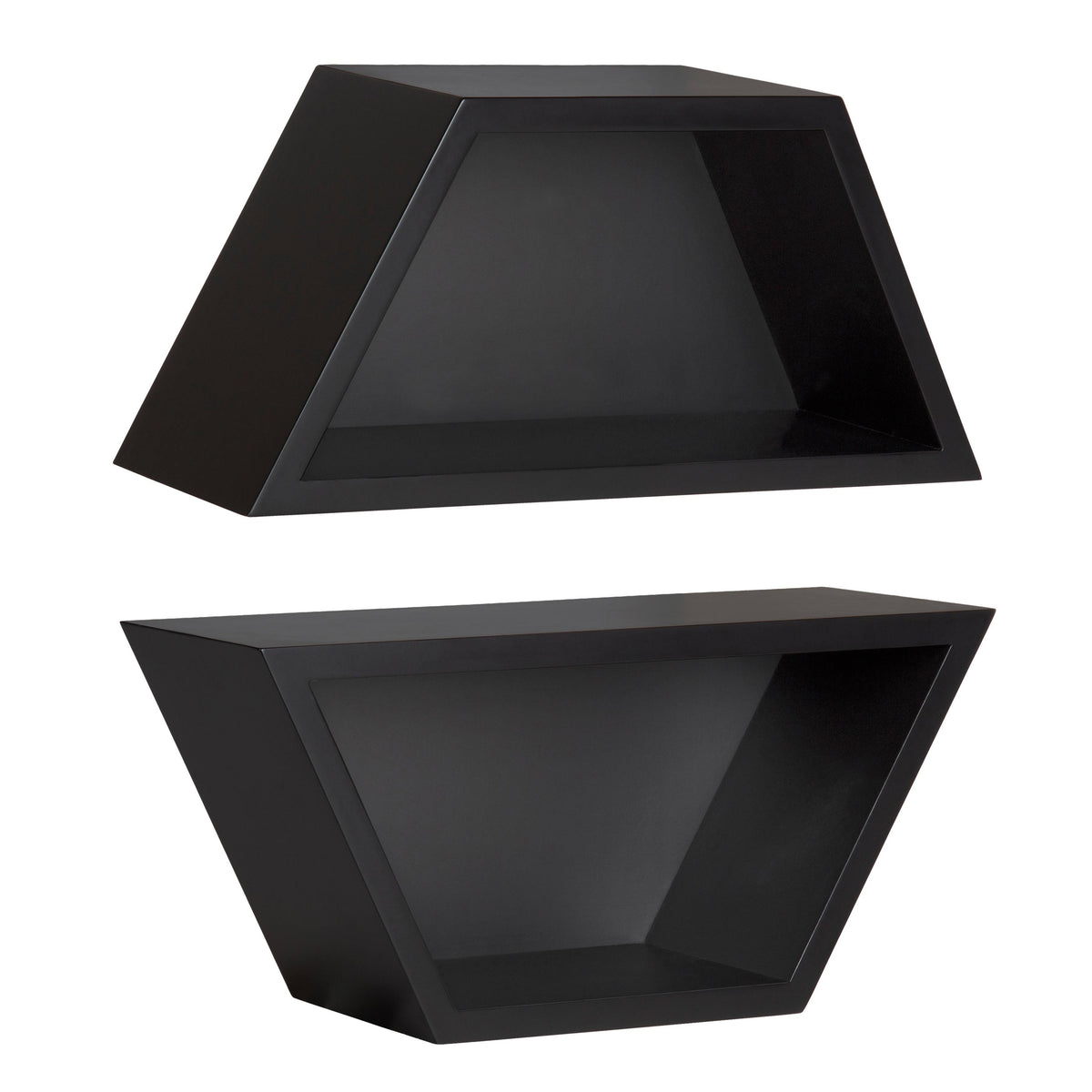 Black Wall Shelf Set of 2 K83037