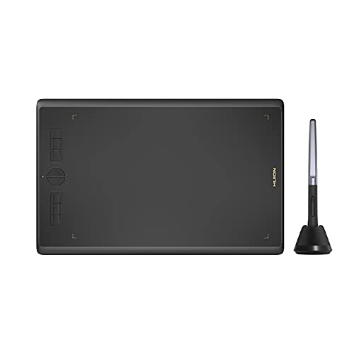 Graphics Tablet with Battery-Free Stylus 8192 Pressure Sensitive Black Q30617