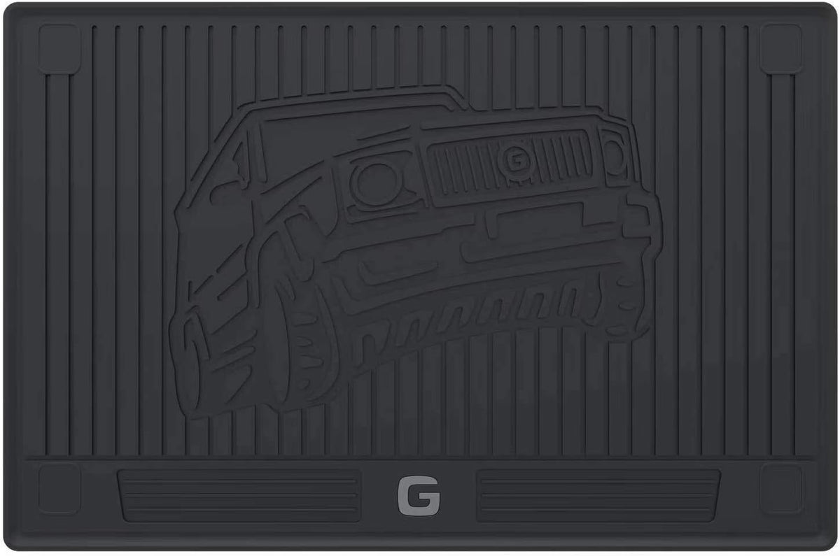 TPE All Weather Custom Fit Floor Mats 1st & 2nd Row Full Set Black U2330
