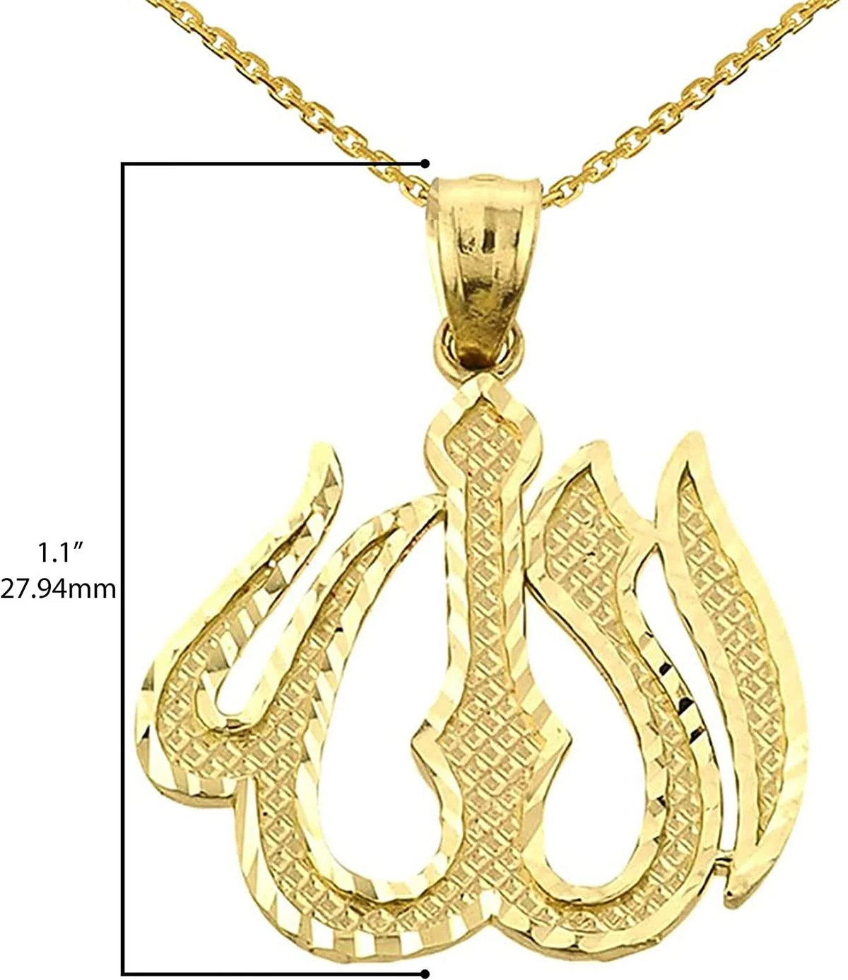 14K Yellow Gold Pendant Necklace - 18" T562331