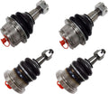 4PC Front Upper Lower Ball Joints D27961