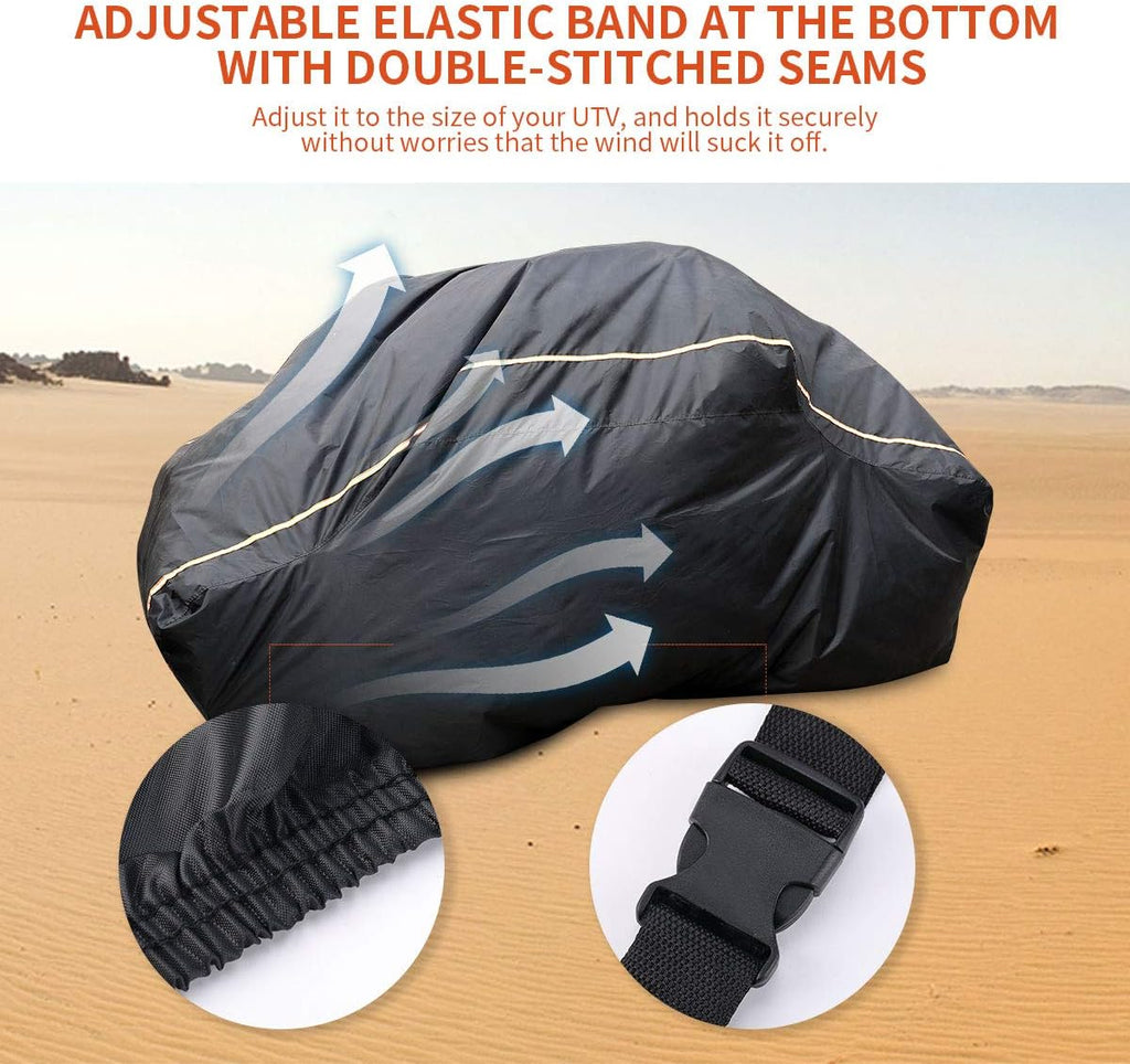 Waterproof UTV Covers Pack of 2 with Reflective Strip S123