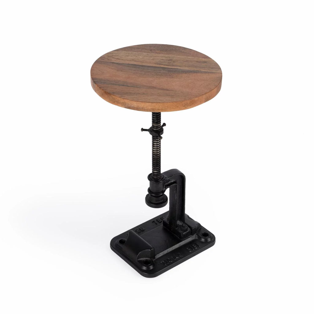 Adjustable Pedestal Side Table V2903